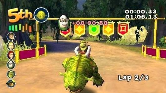Jogo PSP Shrek Smash N'Crash Racing