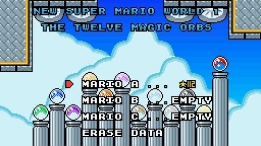 TGDB - Browse - Game - New Super Mario World: The Twelve Magic Orbs