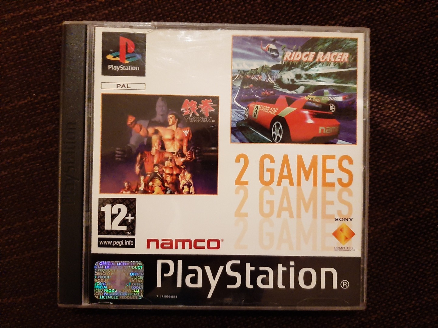 2 Games Tekken + Ridge Racer