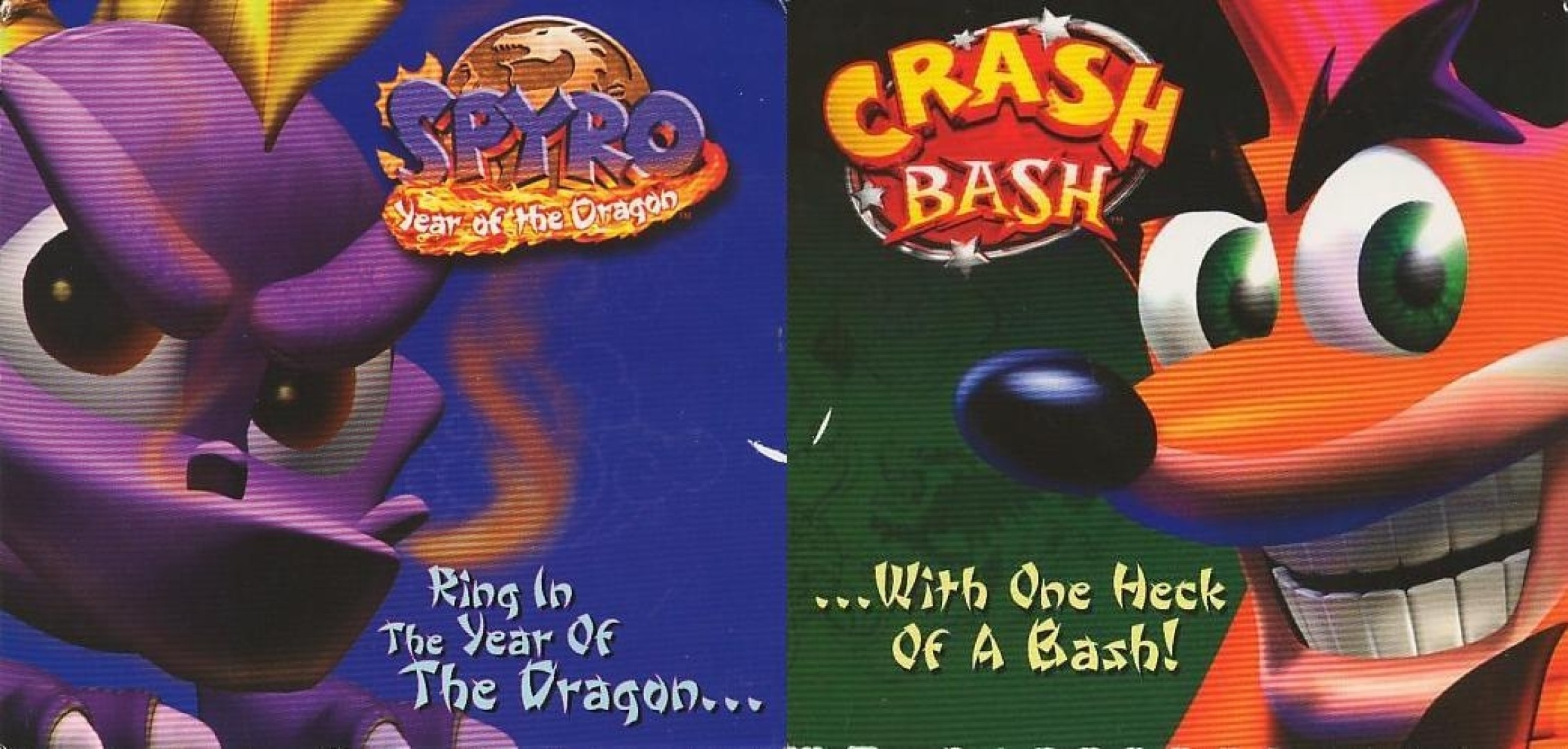 Crash Bash & Spyro The Dragon Year Of The Dragon Demo