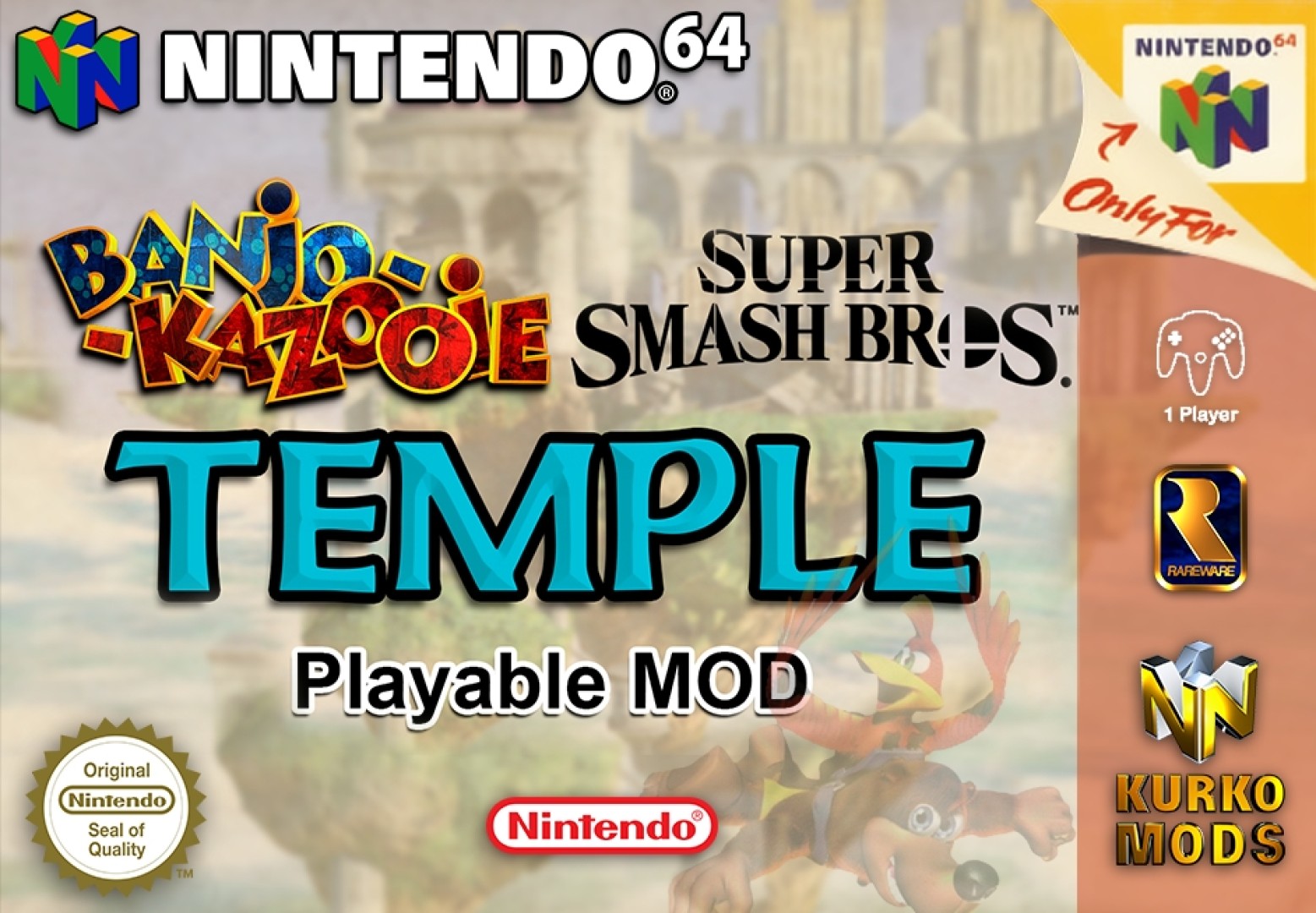 Banjo-Kazooie Smash Bros TEMPLE