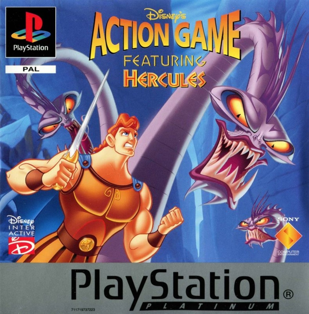 Disney’s Action Game Featuring Hercules [Platinum] (1998) cover art