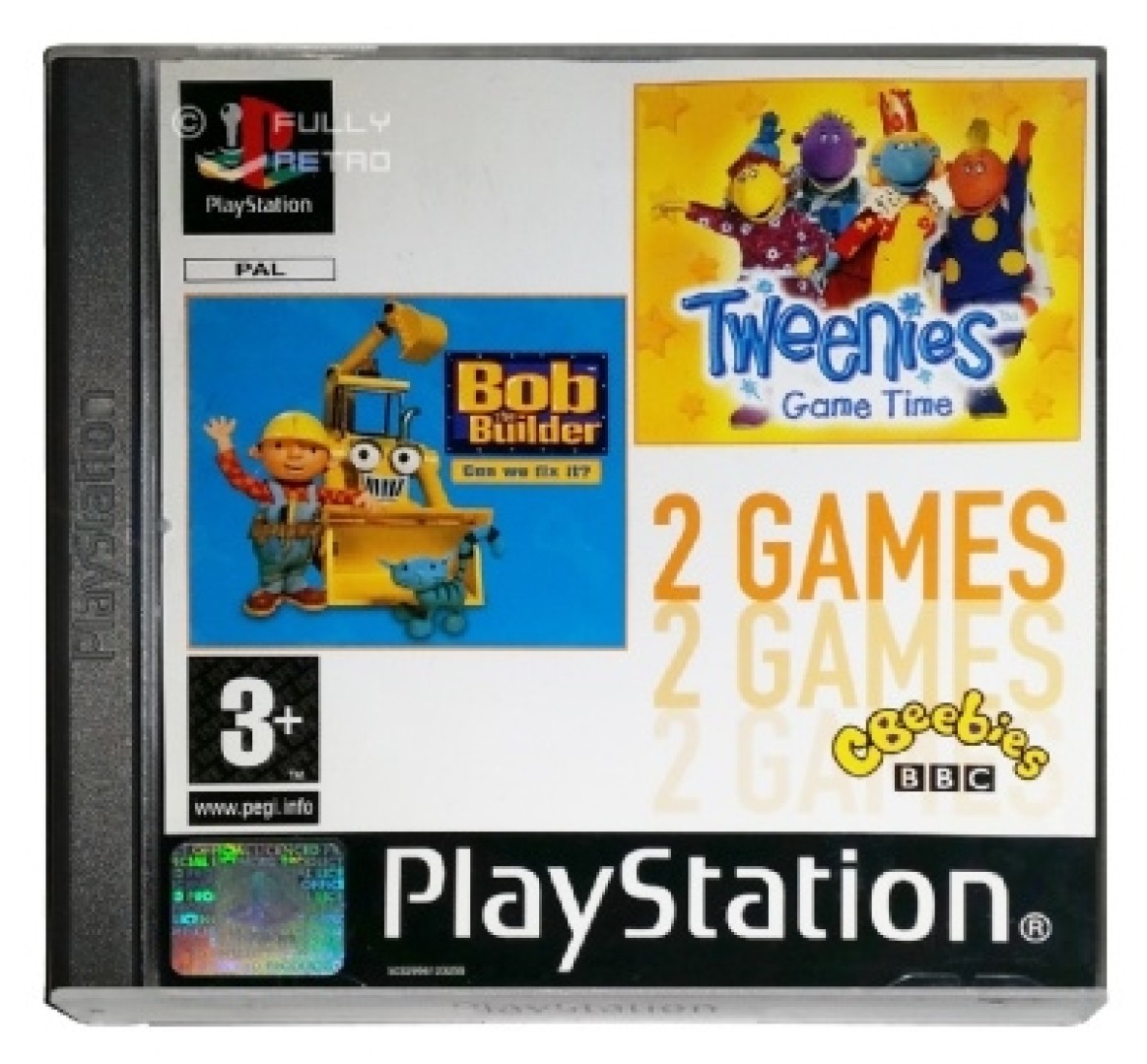 2 Games Bob the Builder Can We Fix It Tweenies Game Time