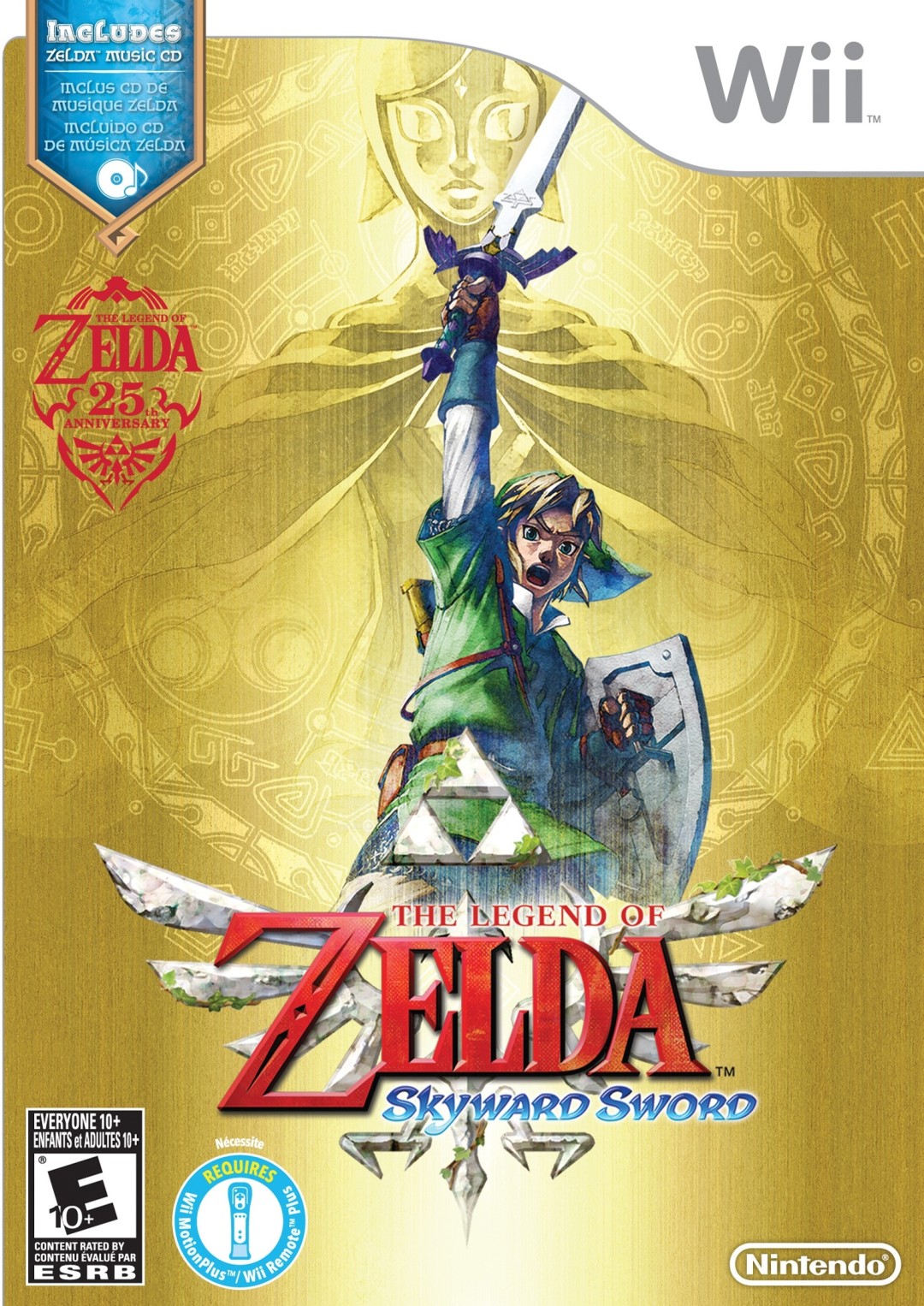 The Legend of Zelda: Skyward Sword cover art