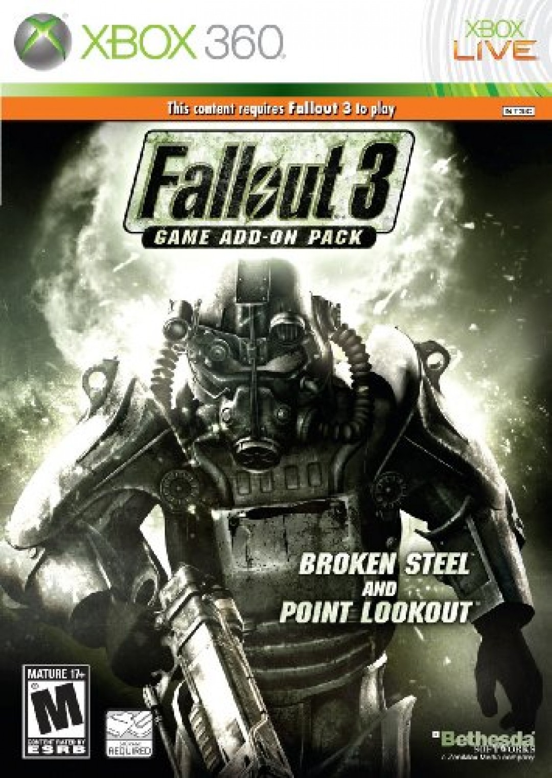 Fallout 3 Game Add-On Pack Broken Steel and Point Lookout