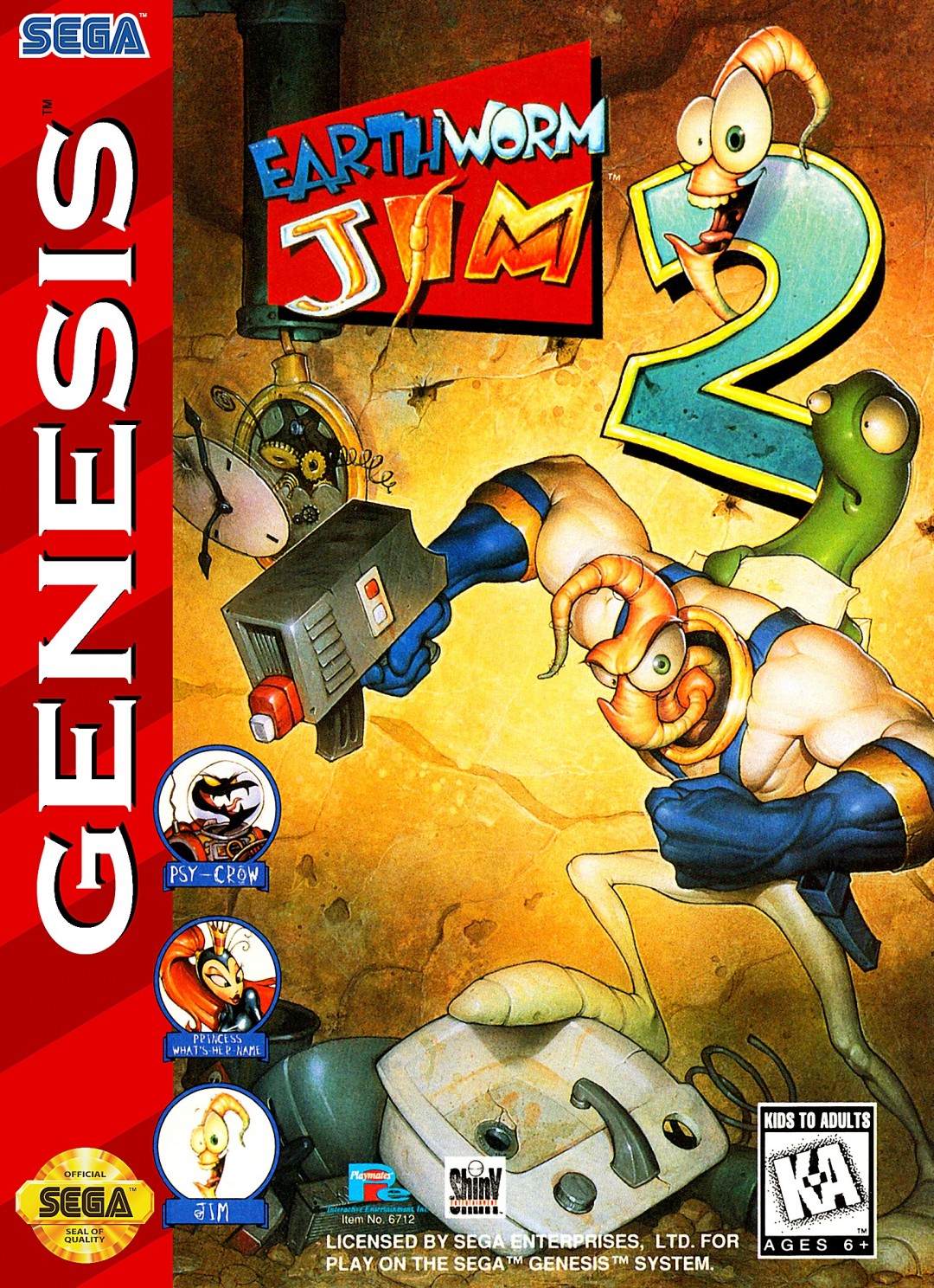 Earthworm Jim 2 cover art
