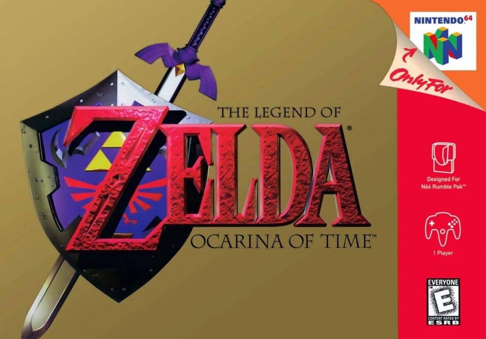 The Legend of Zelda: Ocarina of Time cover art