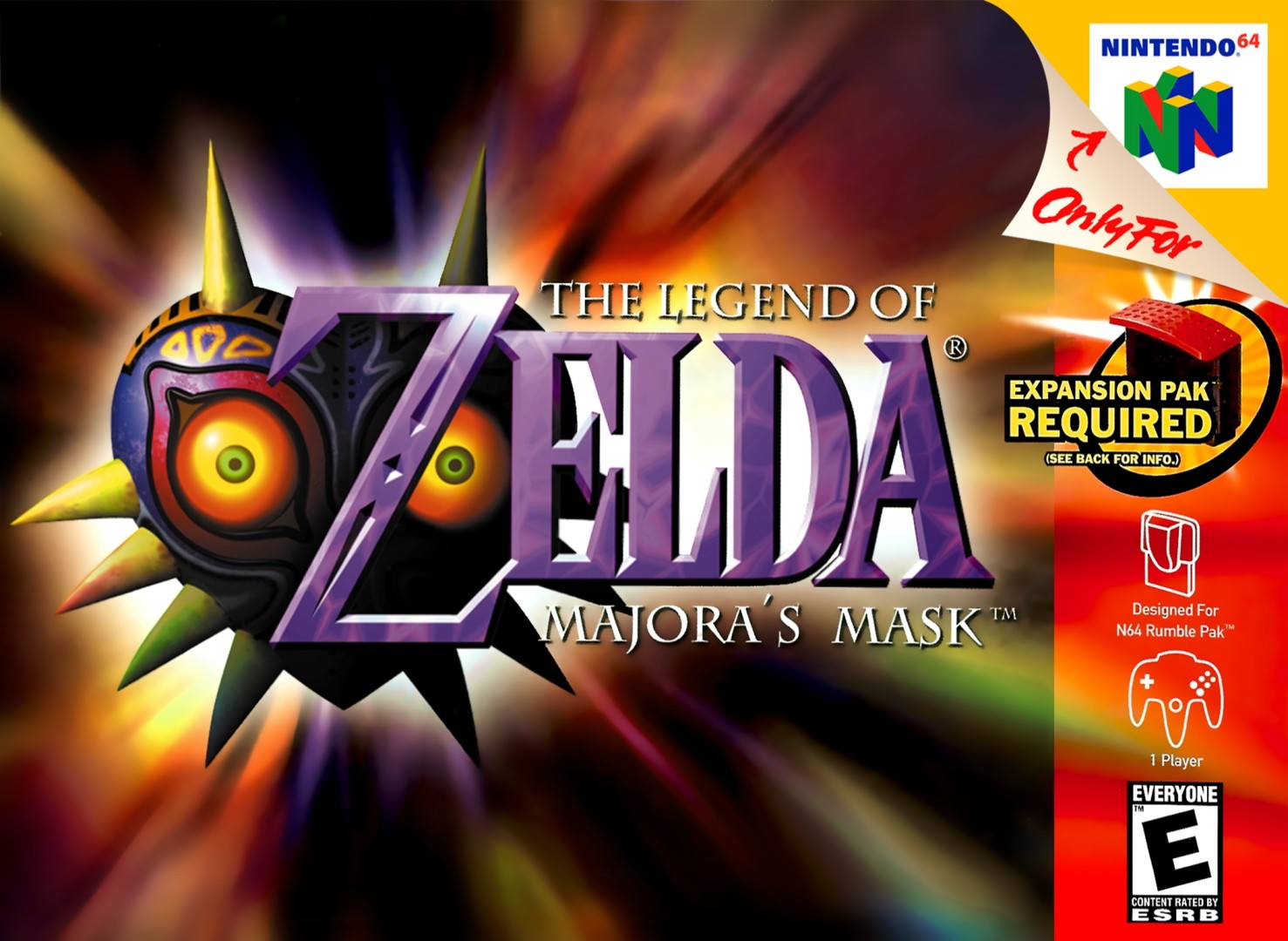 The Legend of Zelda: Majora's Mask cover art