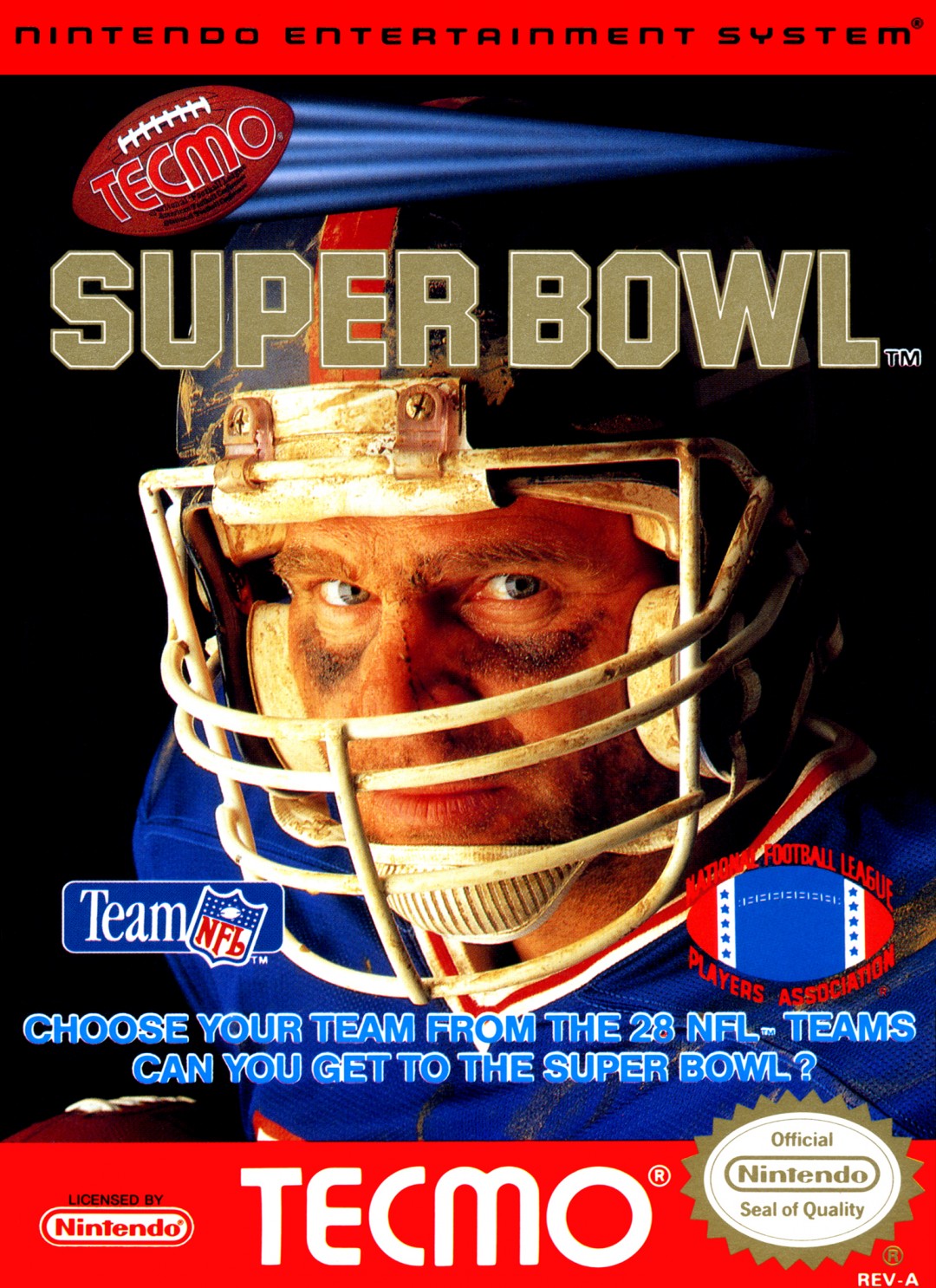 Tecmo Super Bowl cover art