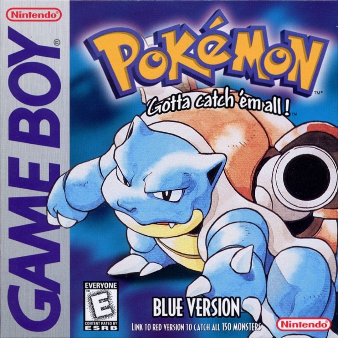 Pokémon Blue Version (1998) cover art