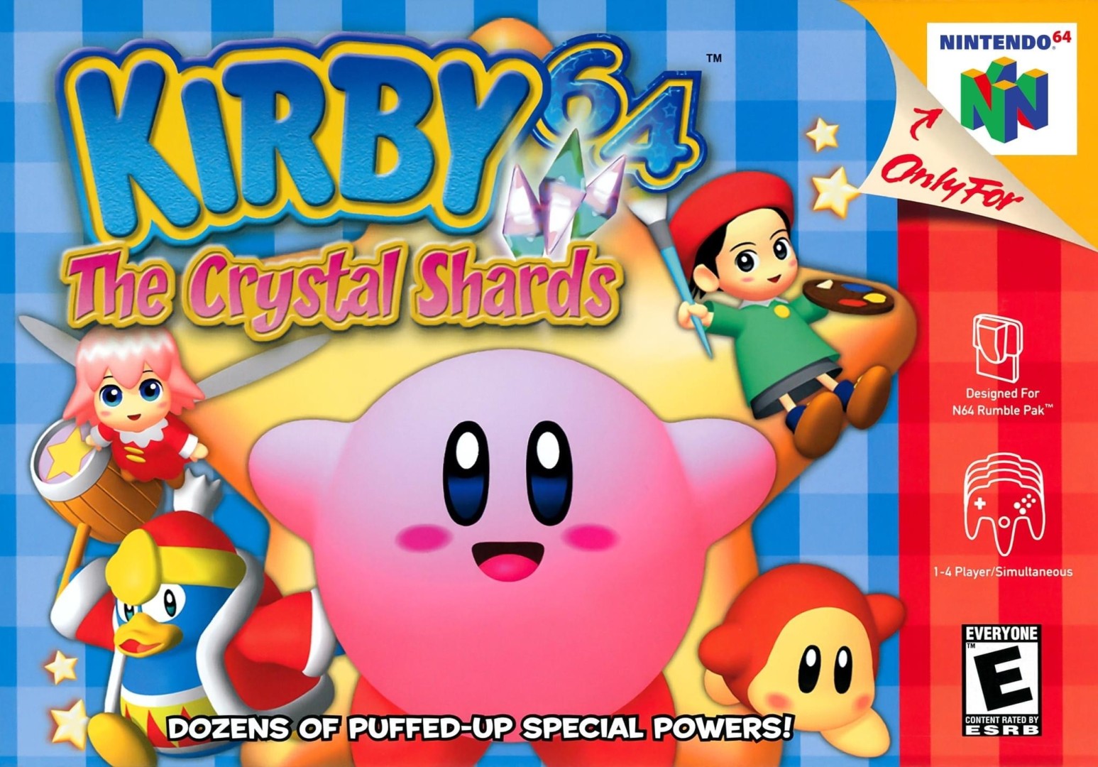 Kirby 64: The Crystal Shards cover art