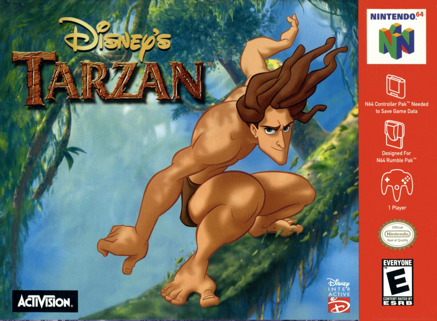Disney's Tarzan (1999) cover art