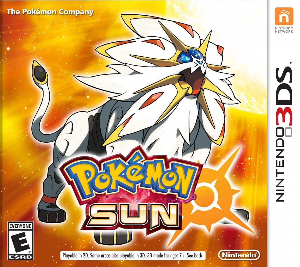 Pokémon Sun cover art