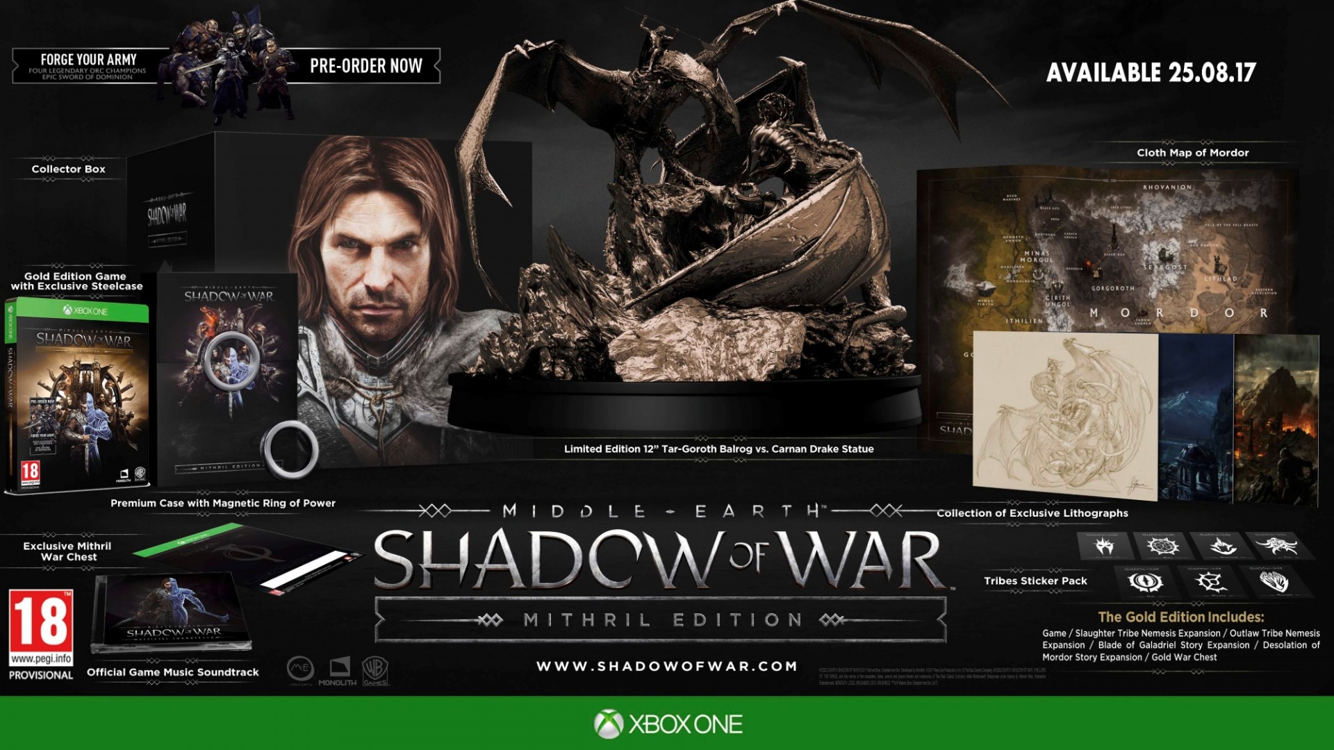 Middle-Earth: Shadow of War Mithril Edition Middle-Earth: Shadow of War Mithril Edition