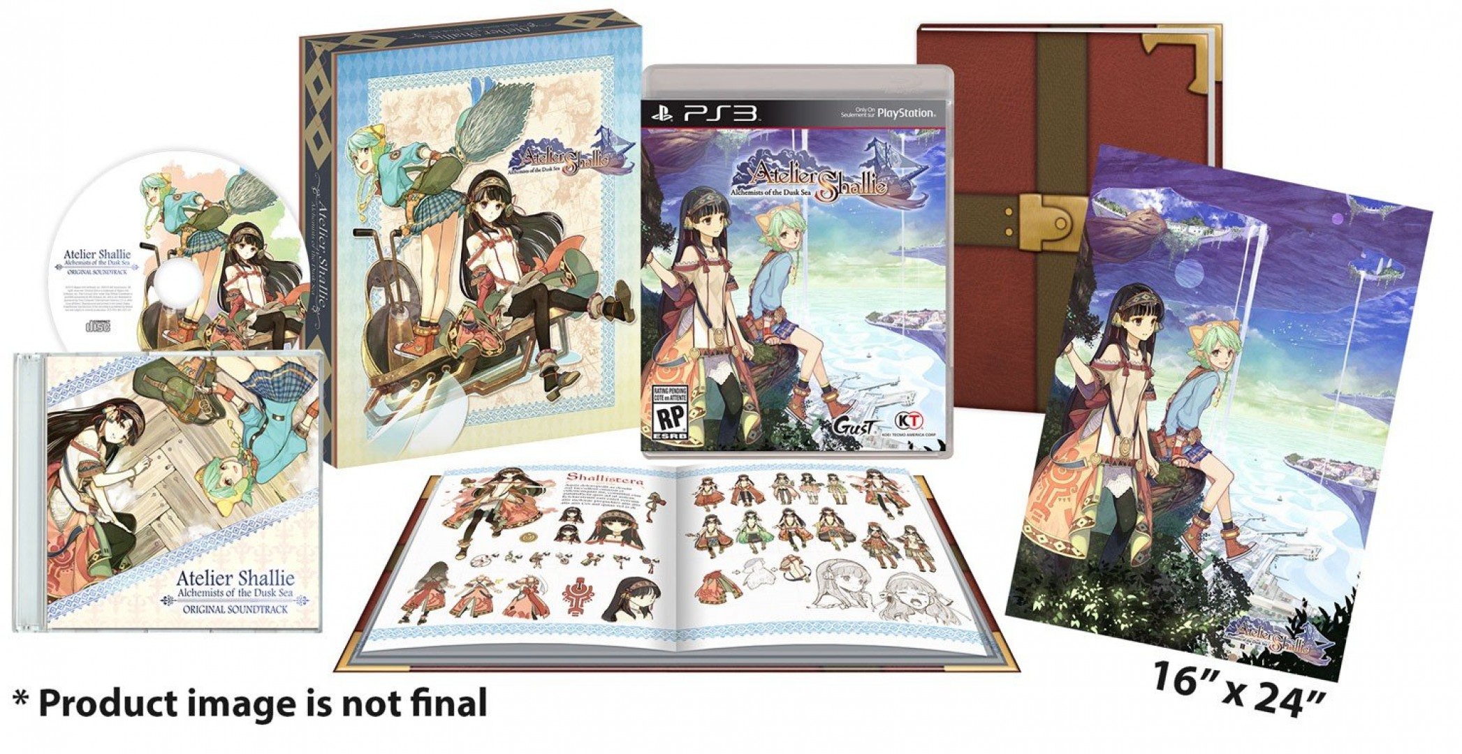 Atelier Shallie Alchemists of the Dusk Sea Limited Edition