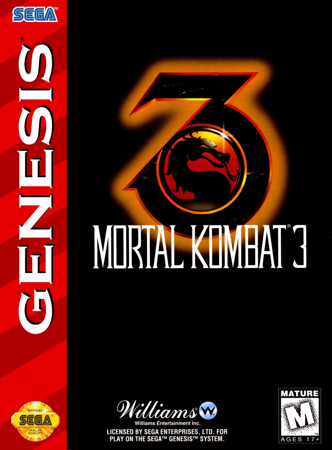 Mortal Kombat 3 cover art