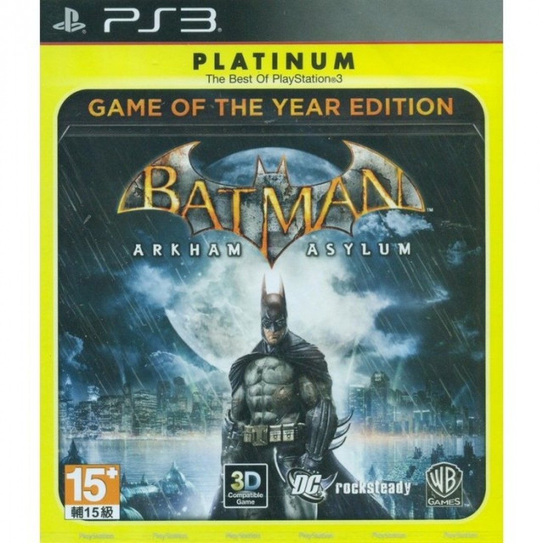 Batman Arkham Asylum Game of the Year Edition