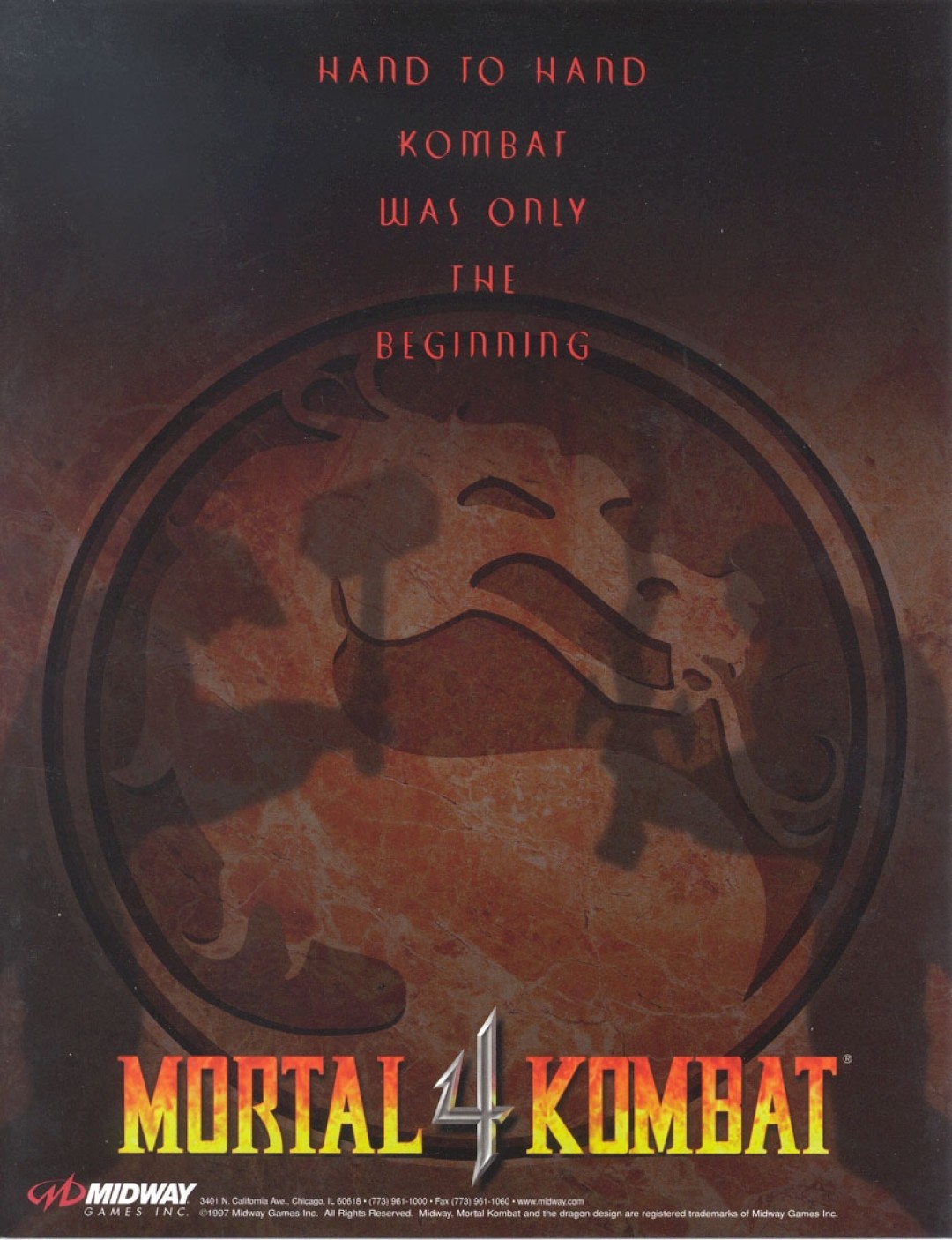 Mortal Kombat 4 cover art
