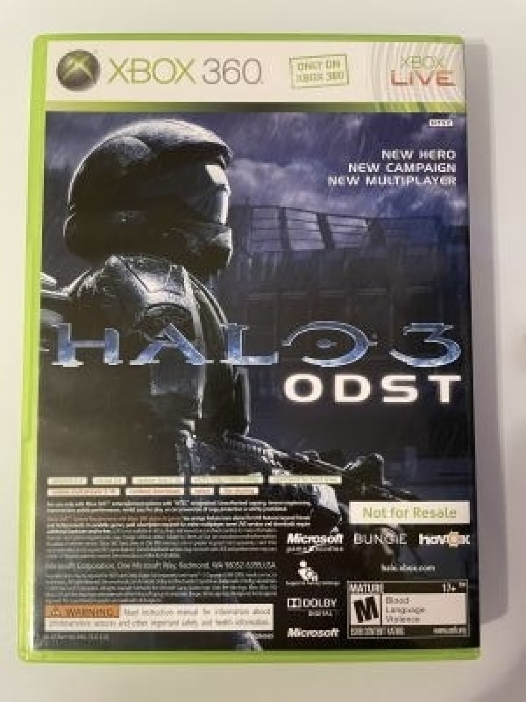 Halo 3 ODST Forza Motorsport 3 Bundle