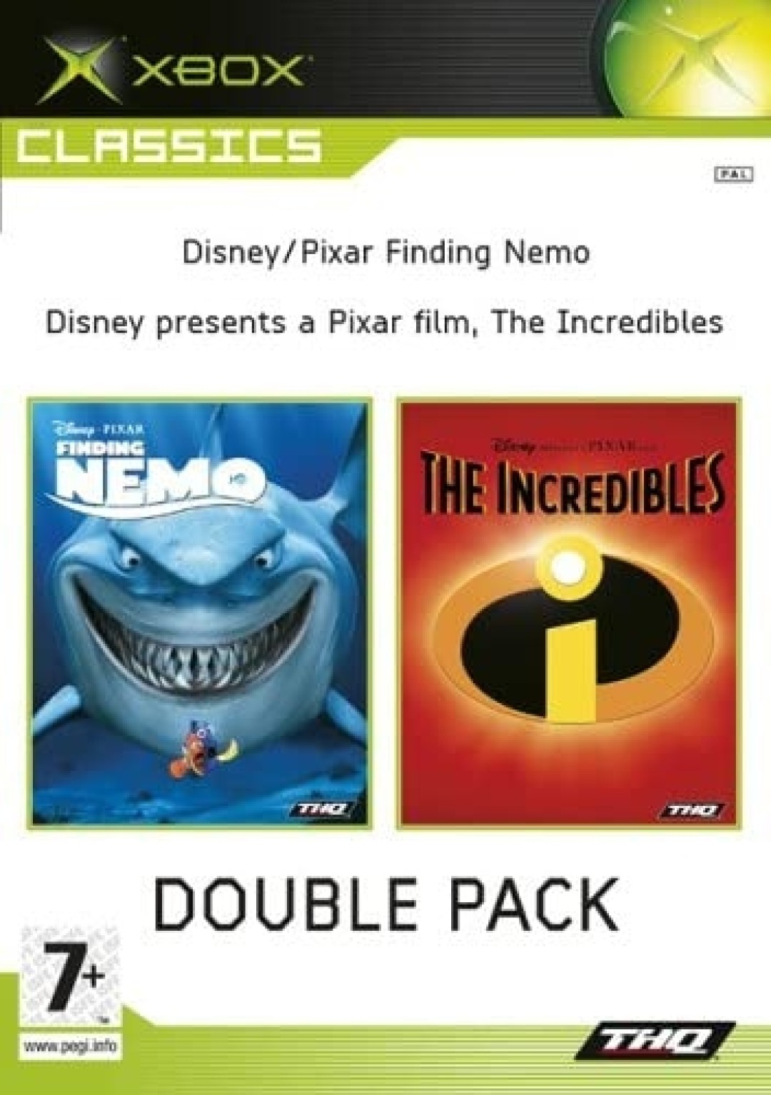 Xbox Disney / Pixar Finding Nemo + The Incredibles Double Pack