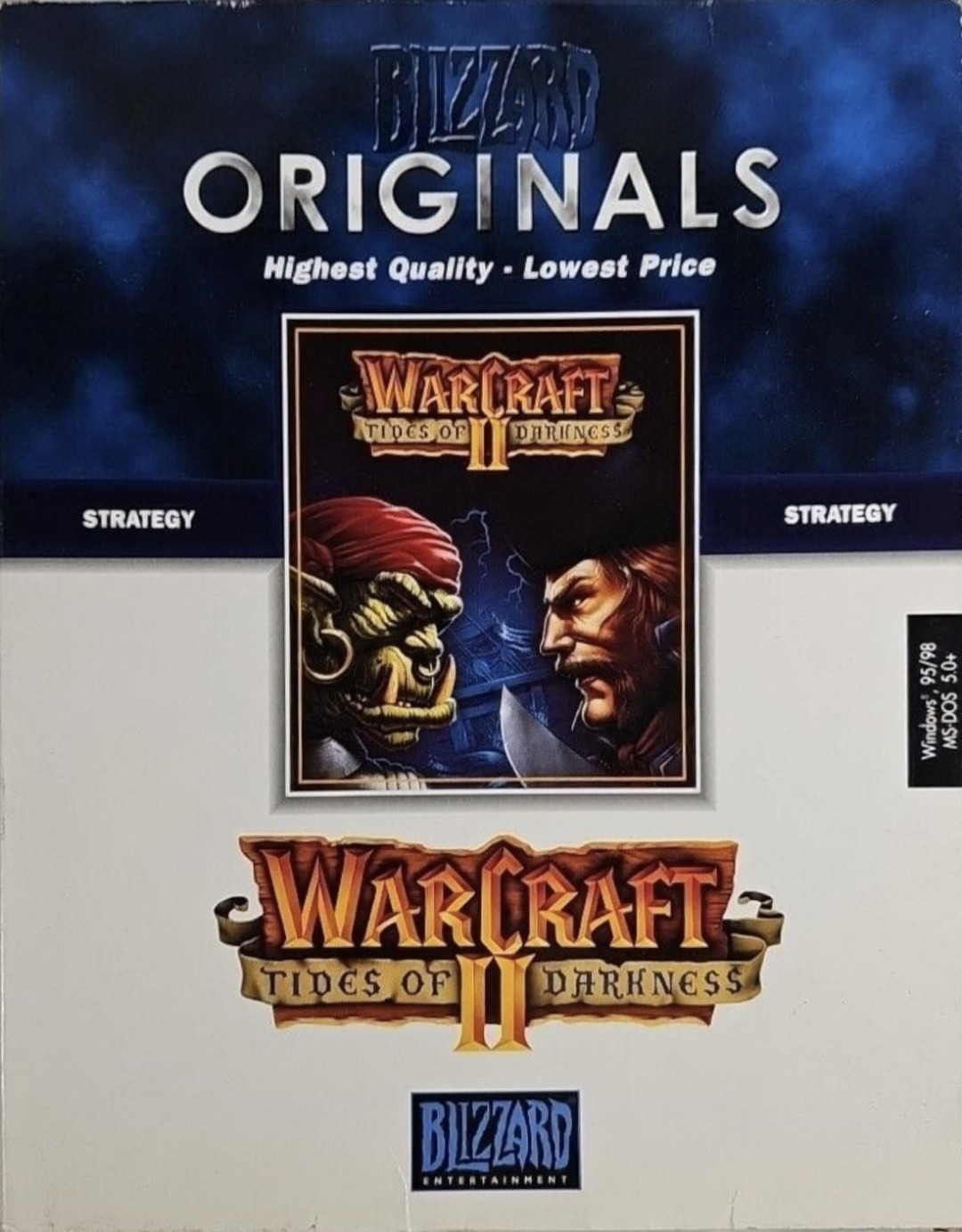 Warcraft II: Tides of Darkness cover art