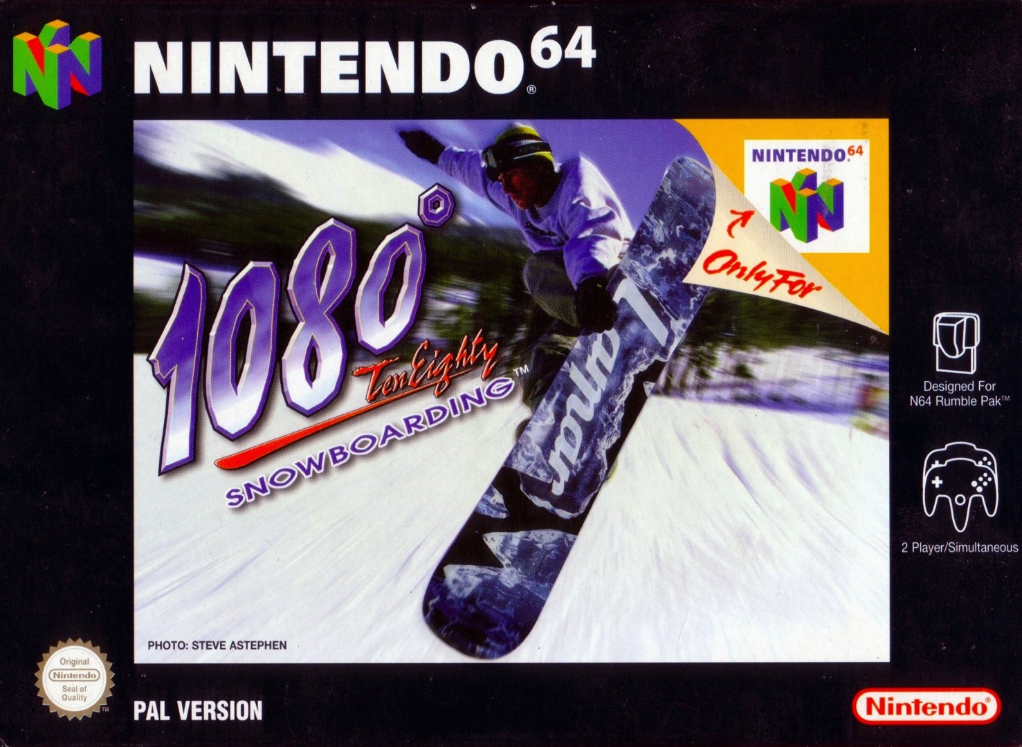 1080° Snowboarding (1998) cover art
