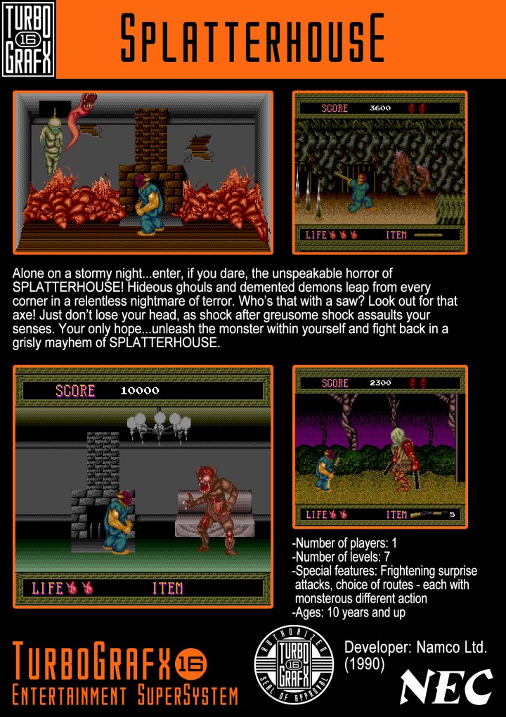 download splatterhouse turbografx for free download splatterhouse turbografx for free