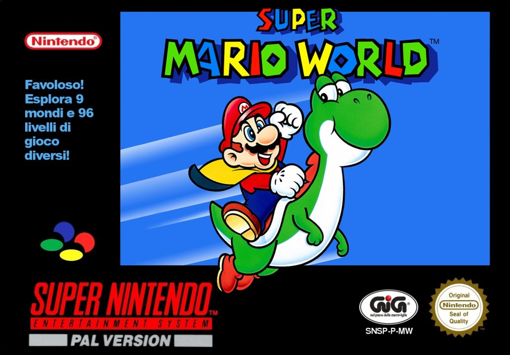 Cover art for Super Mario World