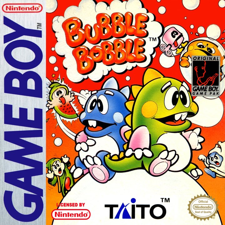 Cover art for Bubble Bobble