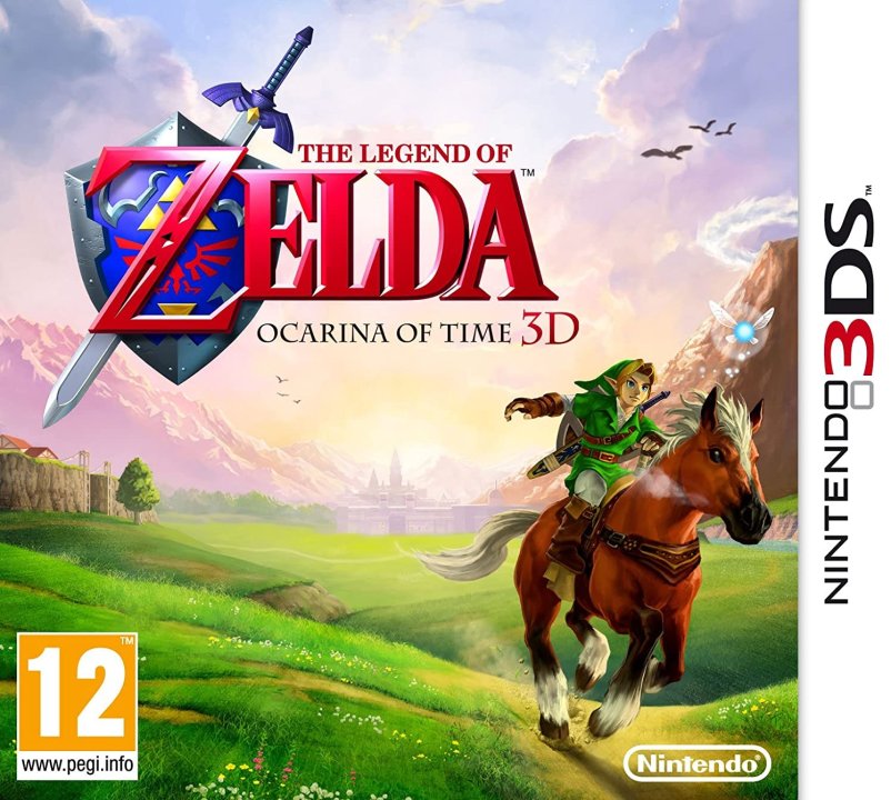 Cover art for Zelda Ocarina of Time 3D [Nintendo Selects]