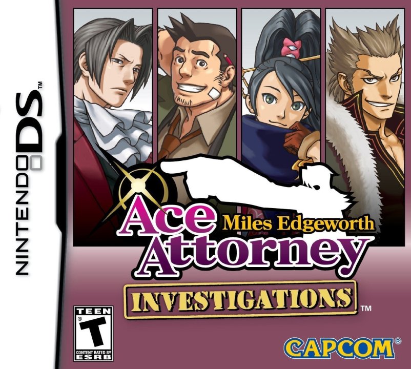 Cover art for Ace Attorney Investigations: Miles Edgeworth