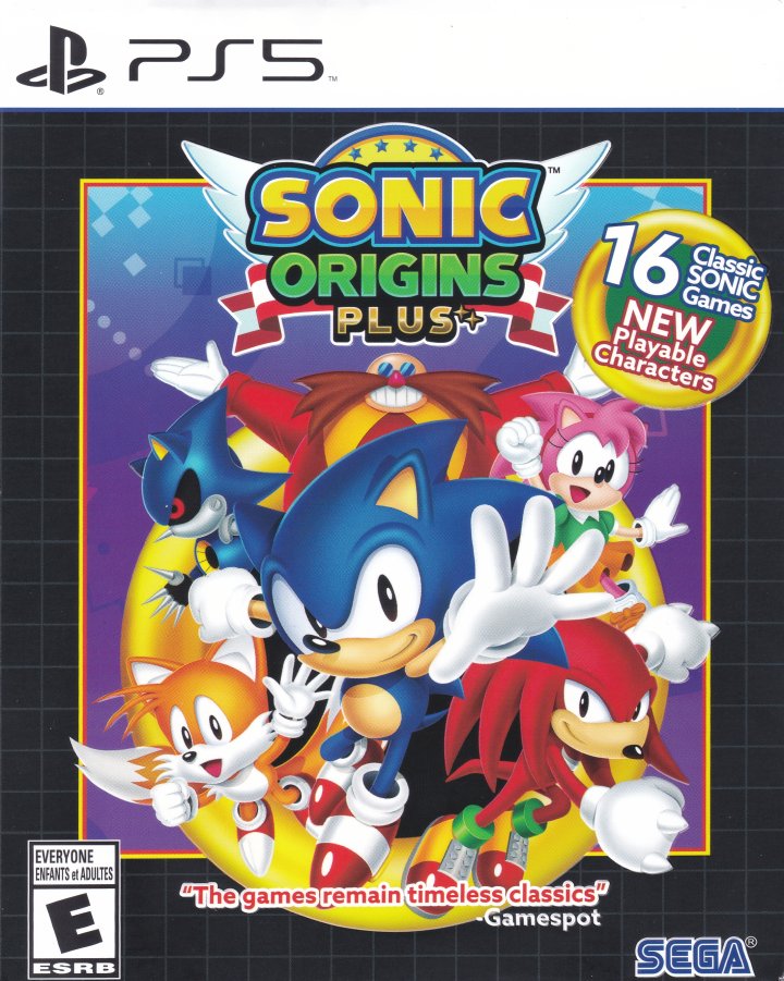 Cover art for Sonic Origins Plus