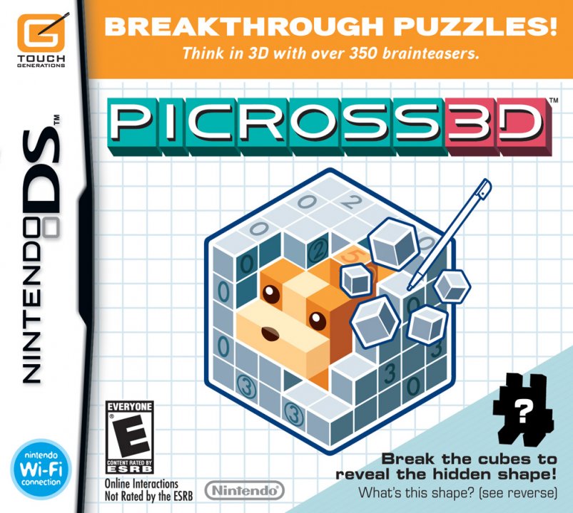 Cover art for Picross 3D
