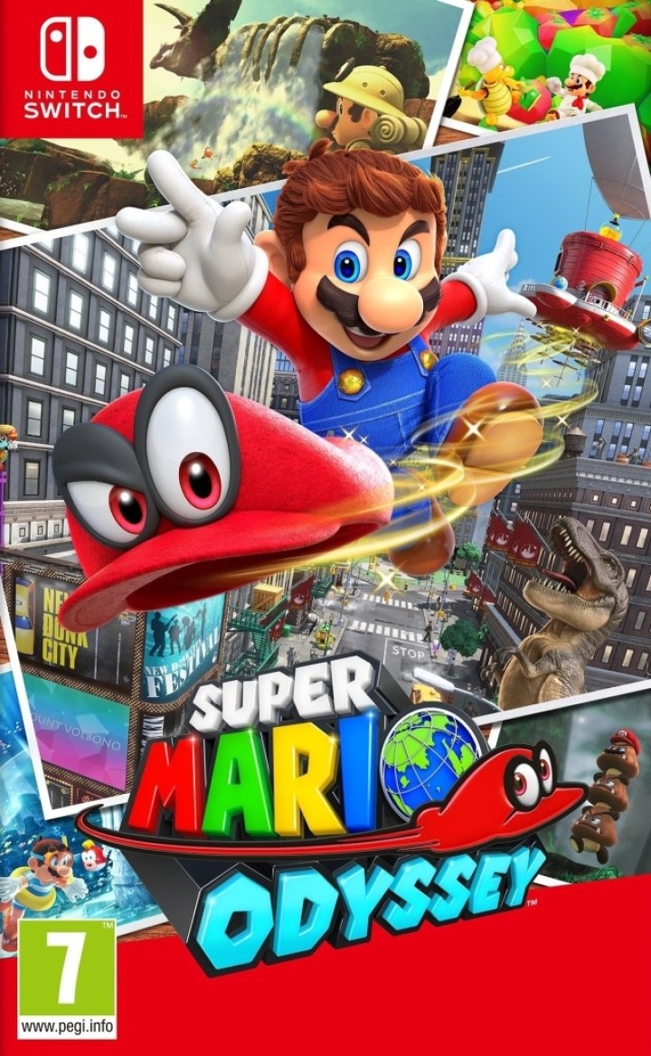 Copertina di Super Mario Odyssey