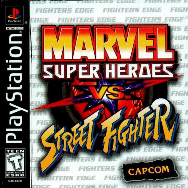 Details About Marvel Super Heroes Vs Street Fighter Playstation Ps1 Disk Only
