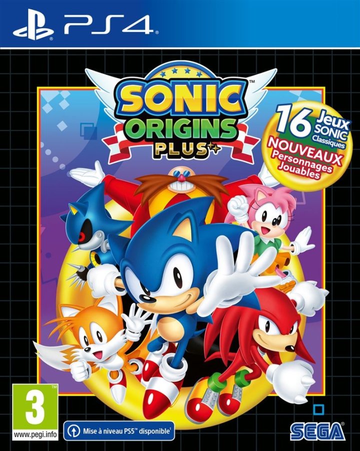 Cover art for Sonic Origins Plus
