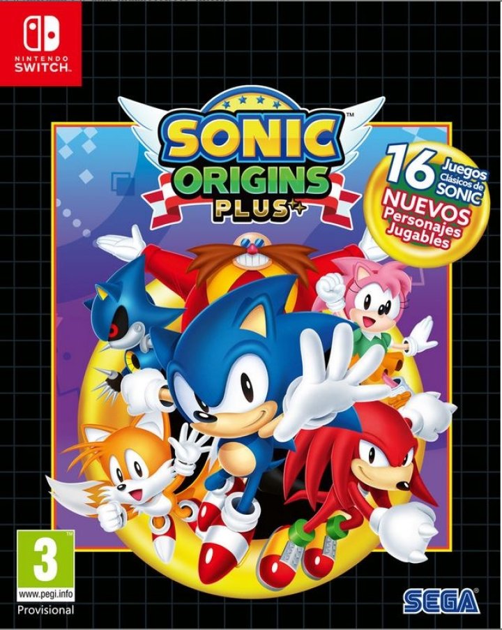 Cover art for Sonic Origins Plus