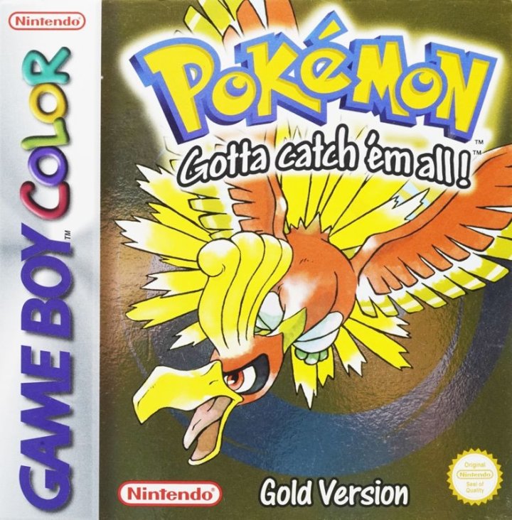 Cover art for Pokemon Gold