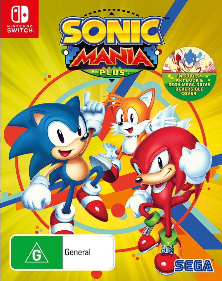 Cover art for Sonic Mania Plus [Artbook Edition]
