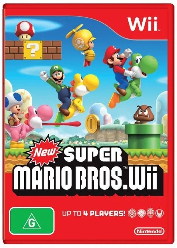 Cover art for New Super Mario Bros. Wii [Refurbished]