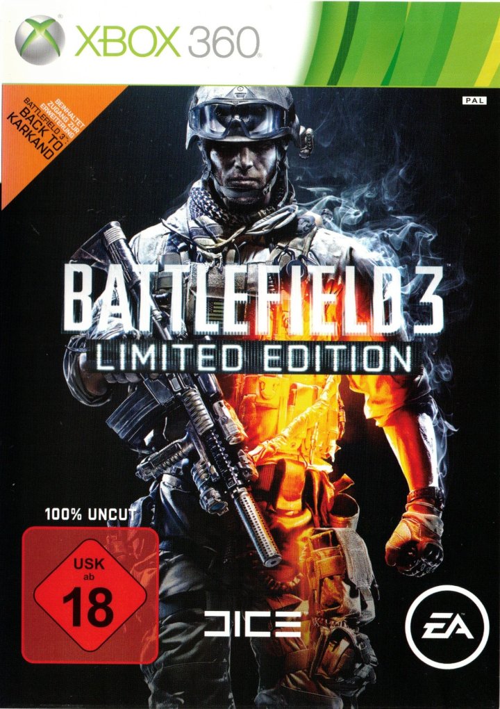 Battlefield 3 [Limited Edition] | (Used - Loose) (Xbox 360)