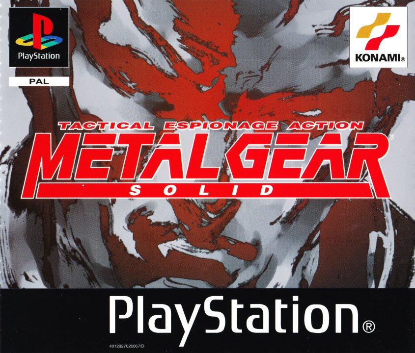 Copertina di Metal Gear Solid