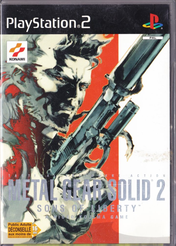 Copertina di Metal Gear Solid 2: Sons of Liberty