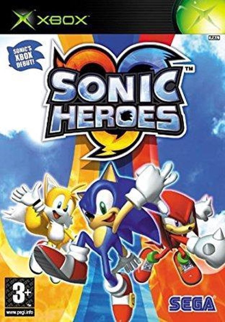 Cover art for Sonic Heroes