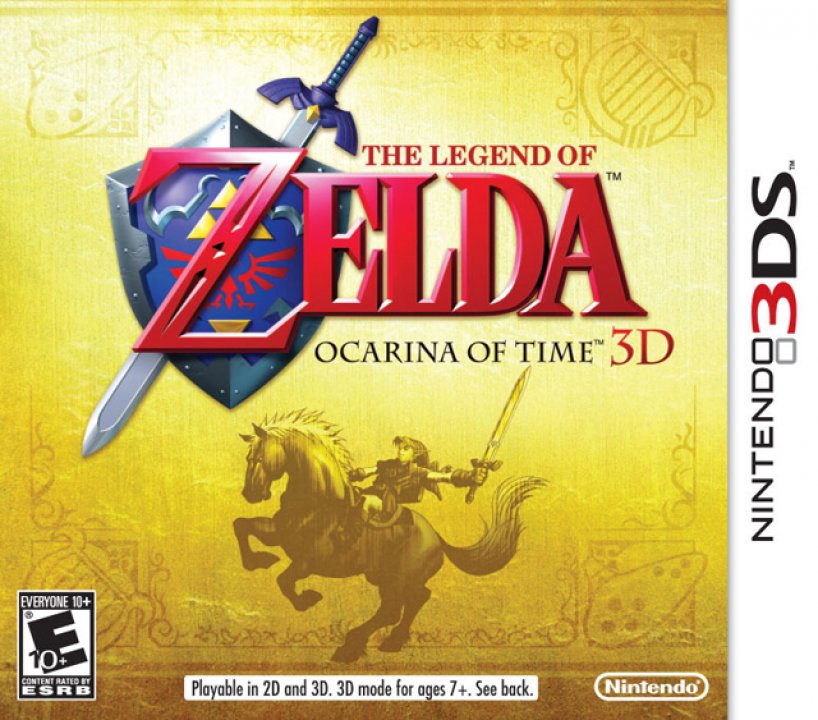 Cover art for Zelda Ocarina of Time 3D [Nintendo Selects]