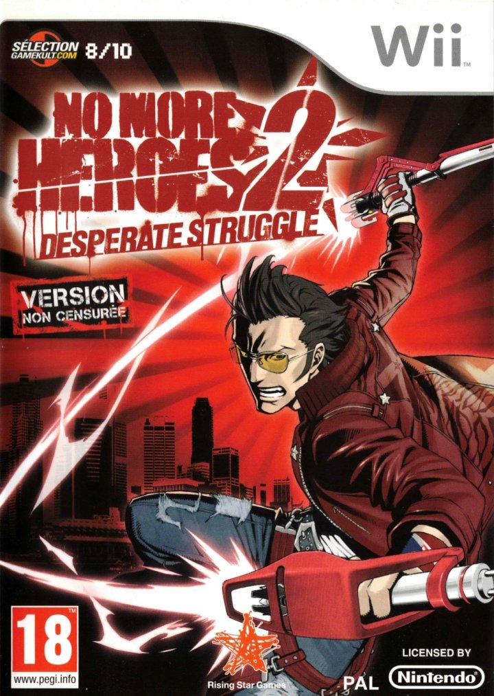 Cover art for No More Heroes 2: Desperate Struggle