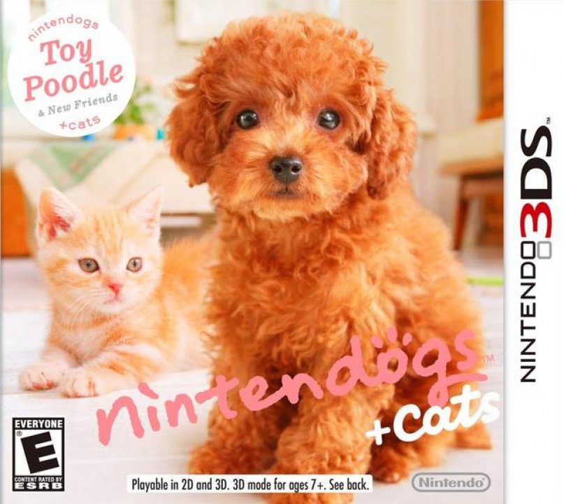 Nintendogs + Cats: Toy Poodle & New Friends | (Used - Loose) (Nintendo 3DS)