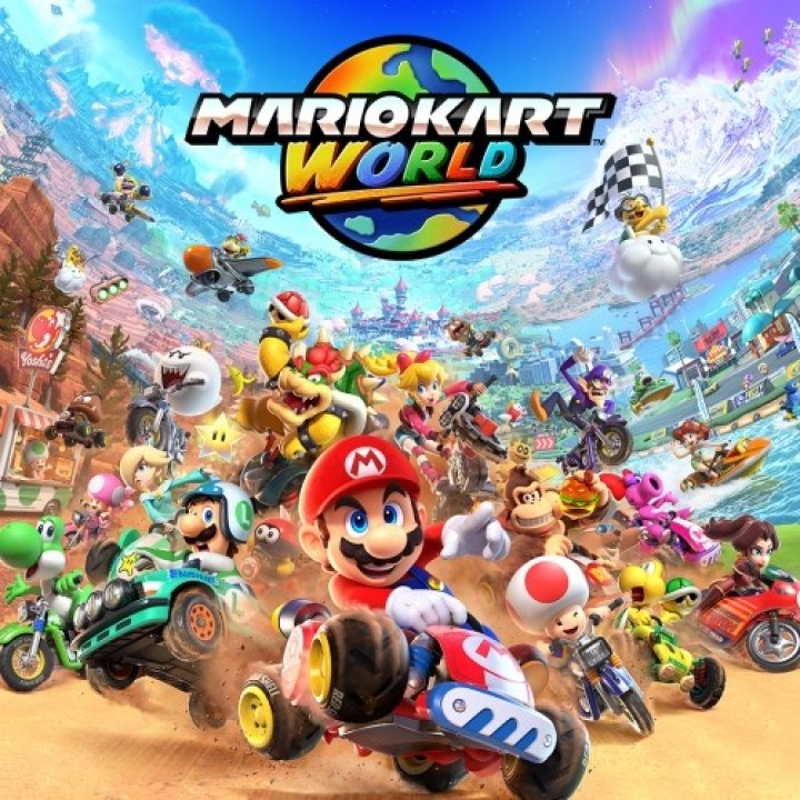 Cover art for Mario Kart World