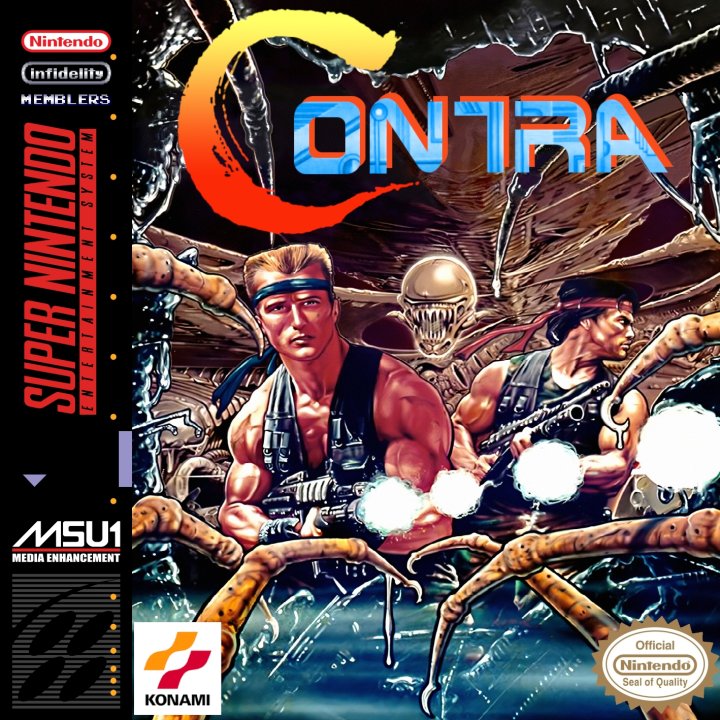 Cover art for Contra