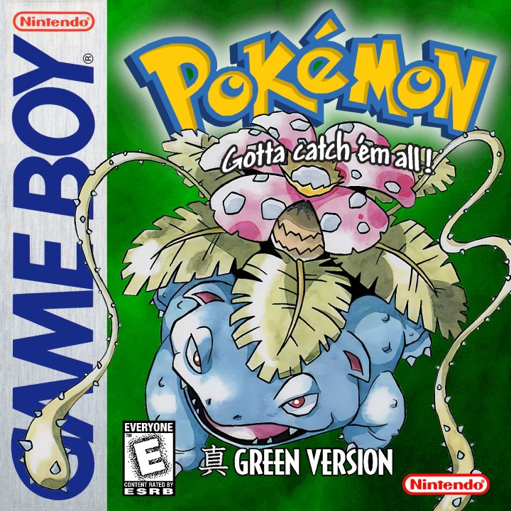 Cover art for Pokemon Green